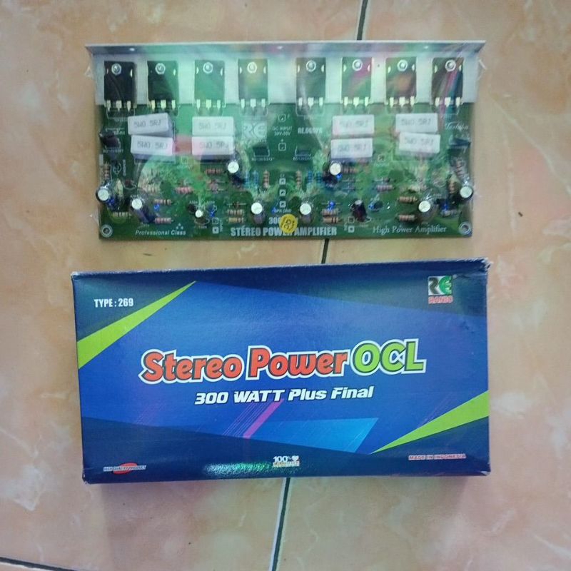 Kit power amplifier setreo