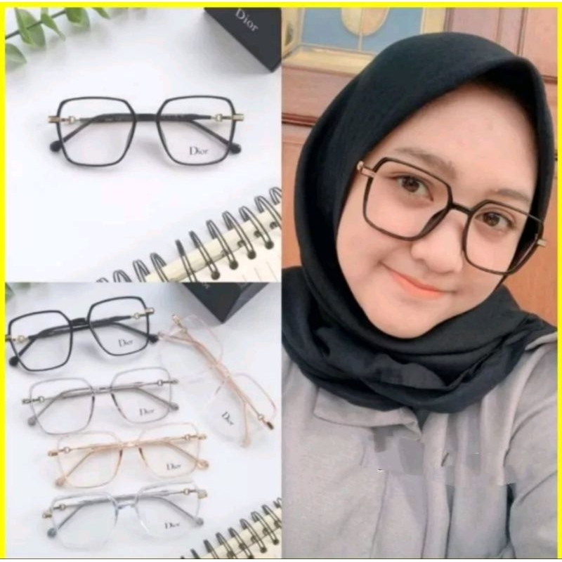 kacamata kotak paket photocromic Blueray bluecromic frame 0366