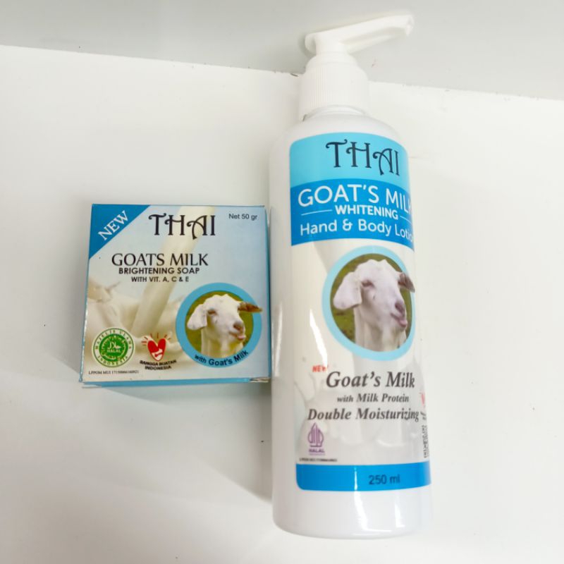 Whitening Thai Hand and Body Lotion Gots Milk 250 ml Double Moisturizing