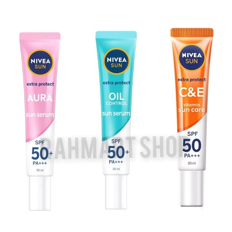 NIVEA Sun Face Protection Serum Spf 50+ Pa +++ - Instant Aura 30ml / Oil Control