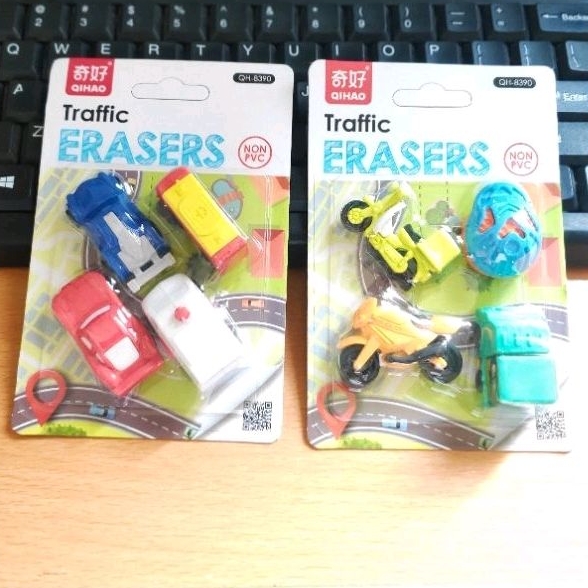 Penghapus Karakter Traffic Erasers QH-8390