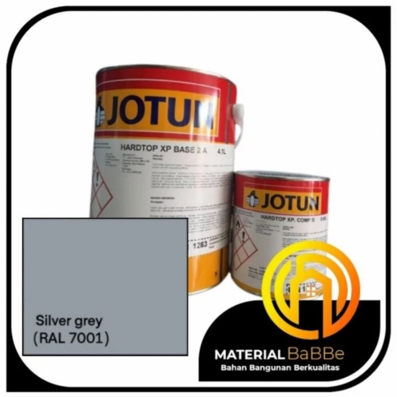 Jotun Hardtop XP - RAL 7001 Silver Grey Kemasan 5 Liter 2 Komponen | Cat Polyurethane