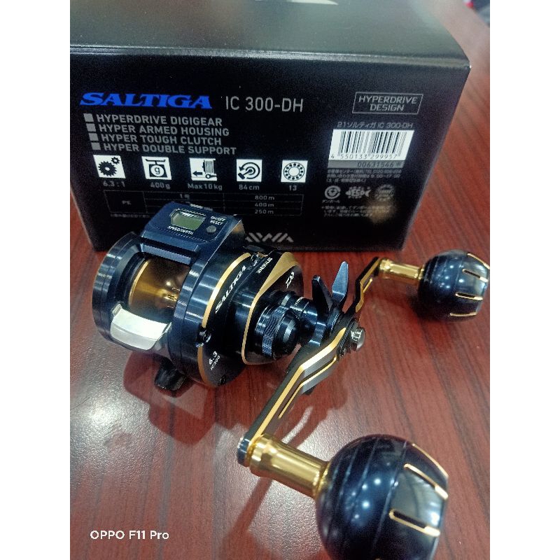 Reel OH Daiwa SALTIGA IC 21 | Original | Garansi resmi | Saltwater | Jigging | Over Head | Pilih Uku