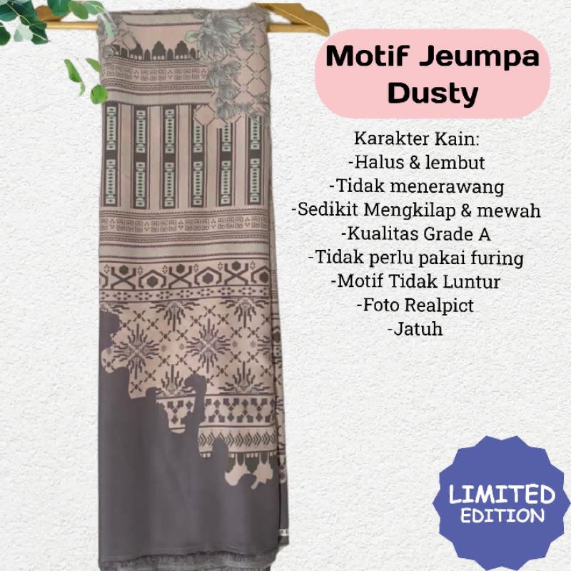 Kain Maxmara Lux &amp; Diorrsilk Jeumpa harga per 0,5m untuk Gamis Tunik Setcel