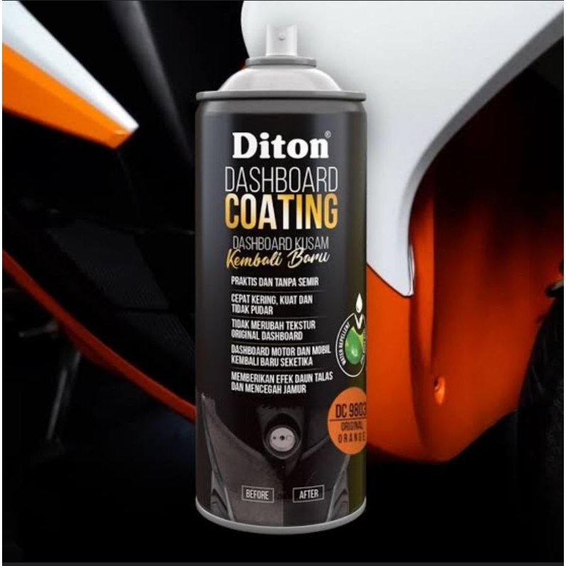 DASHBOARD COATING ORIGINAL ORANGE NO 9803 DITON PREMIUM BODY KASAR MOTOR &amp; MOBIL 400CC