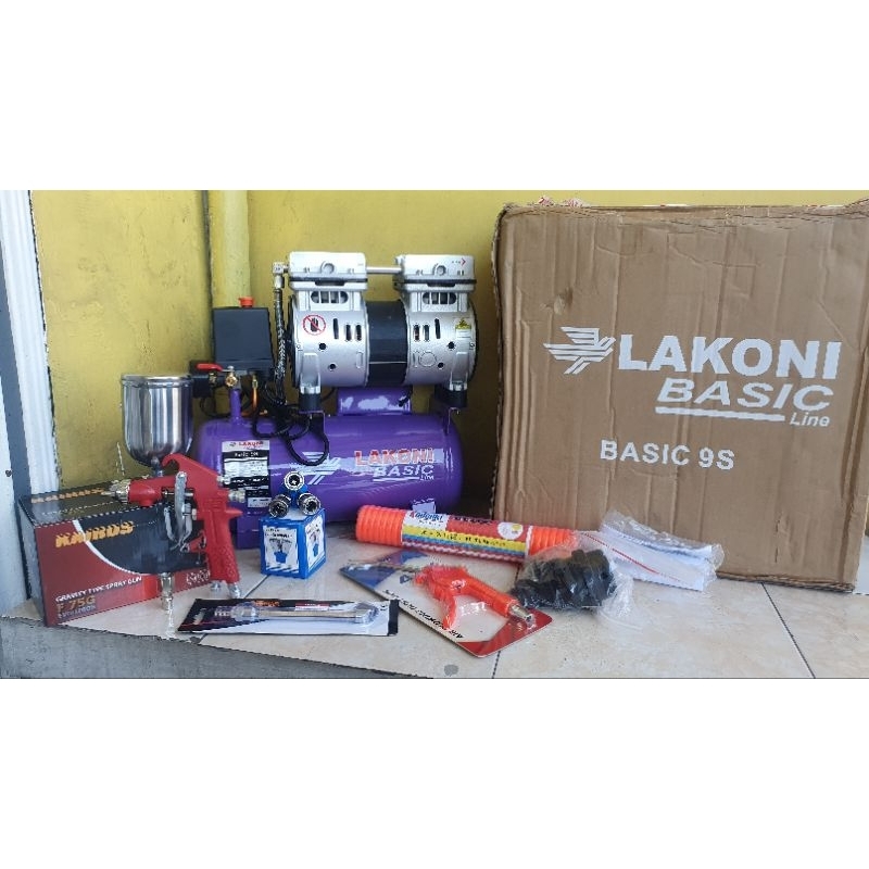 PAKET KOMPRESOR LISTRIK OLI dan OILLESS  ¾ HP MURMER