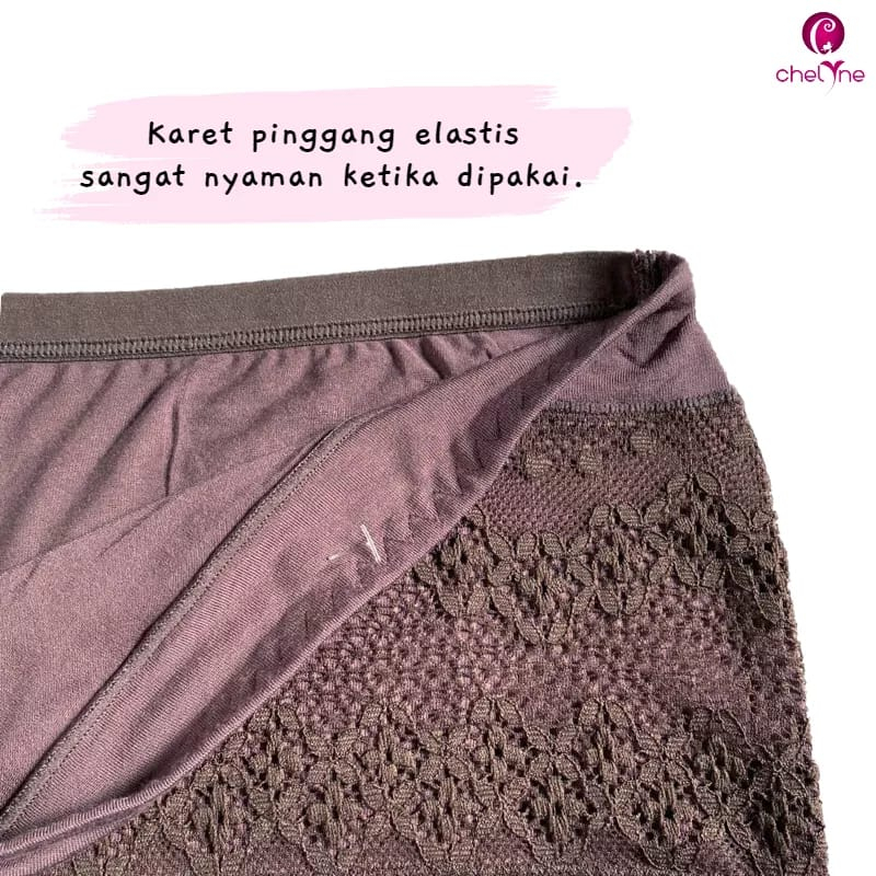 CD Wanita Big Size Chelyne QF6007 Bahan Katun Premium - Super Jumbo