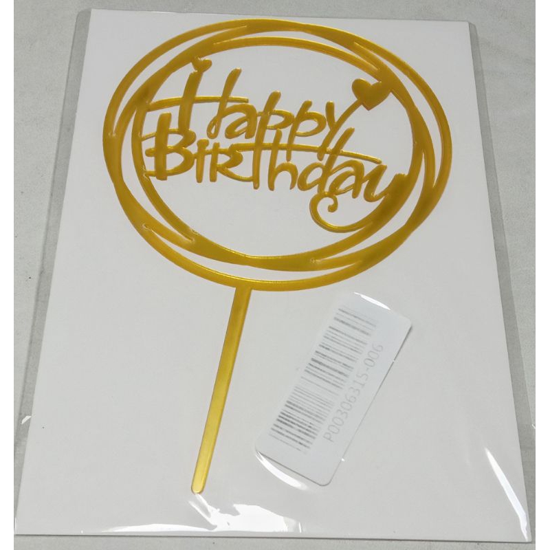 

Topper Hias Kue Akrilik