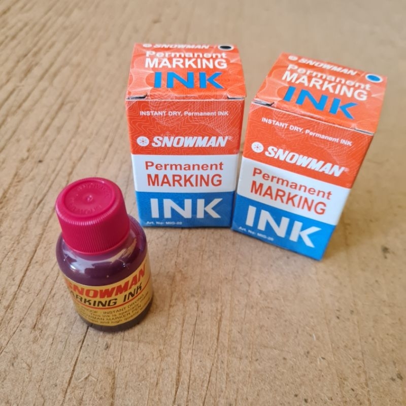 

Tinta Marking Ink Permanent SNOWMAN | per botol