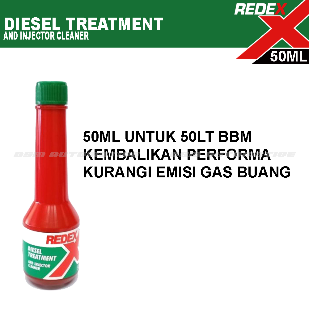 Redex Petrol Treatment &amp; Injector Cleaner 50 ml / Kemballikan Performa Bersihkan Saluran Injeksi