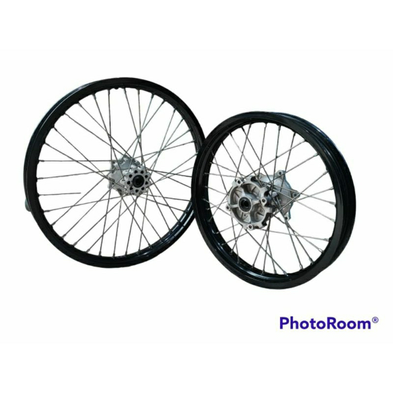 PROMO WHEELSET RODA SET TROMOL ORI AHM HONDA COPOTAN CRF150 CRF 150L VELG TAKASAGO EXCEL ASLI TROMOL