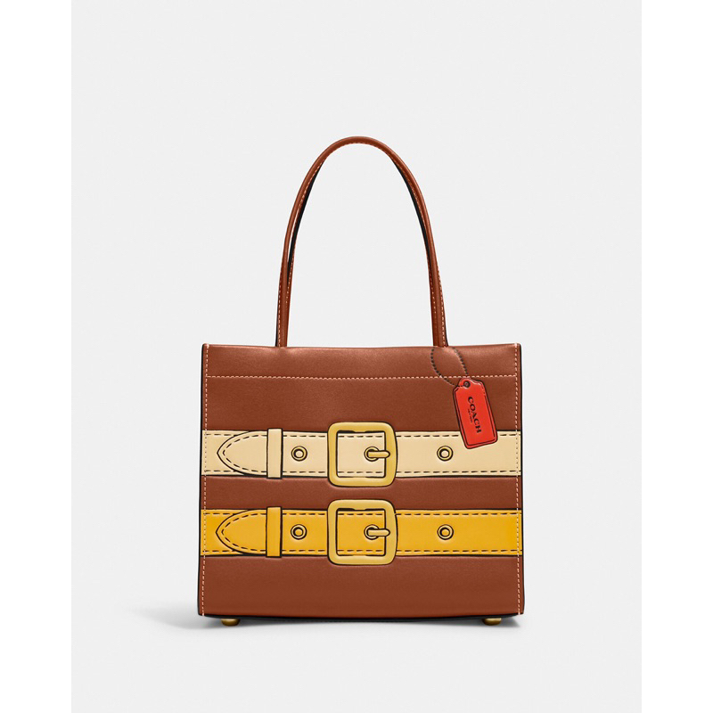 Coach Carry 22 With Trompe L’Oeil Print (C 9814)