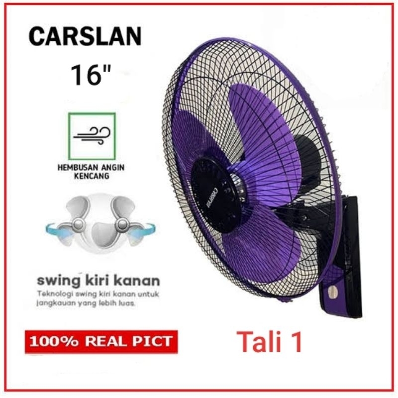 Carslan Kipas Angin Dinding 16 Inch / Wall Fan 16&quot; CS-181 / CS-188