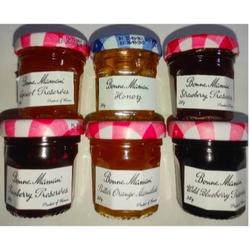 

BONNE MAMAN FRUIT JAM STRAWBERRY/BLUEBERRY/RASPBERRY/APRICOT/ORA 370 GRAM