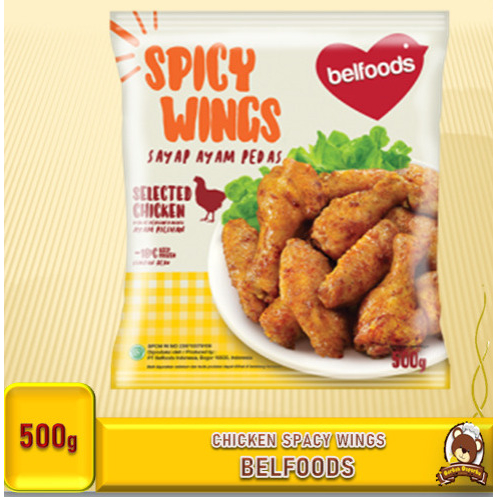 

Belfoods Spicy Chicken Wings 500Grm Belfoods Distributor Frozen Food Bogor