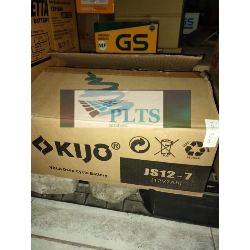 Aki kering Kijo 12v 7ah Vrla battery