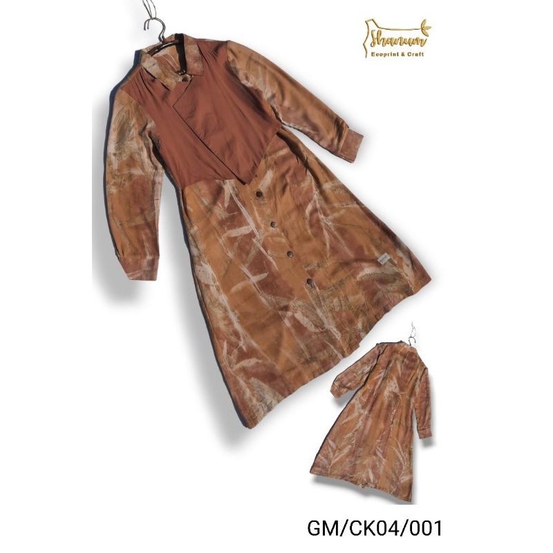 Gamis Wanita Ecoprint