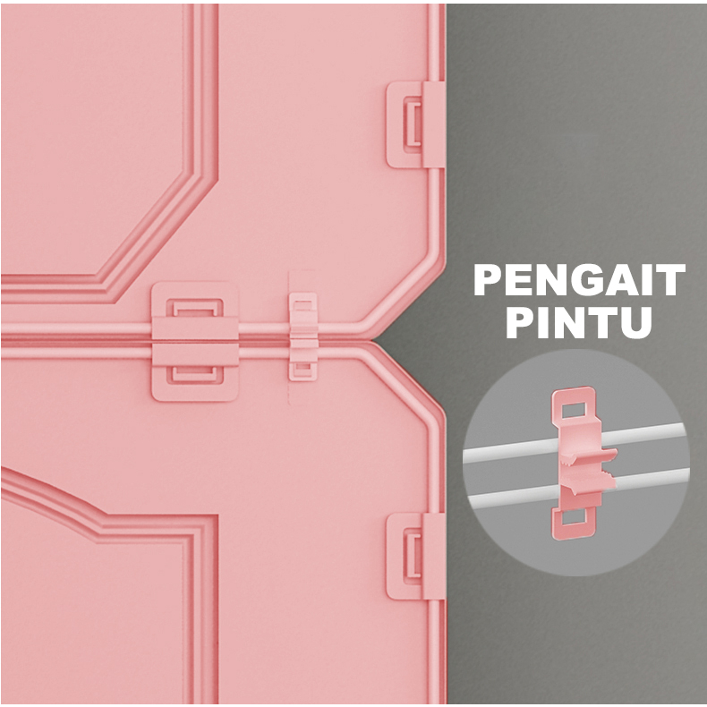 Lemari Plastik - Lemari 10 Pintu dan Lemari Plastik 25 Pintu Multifungsi Anti Reyot - Worlddekor