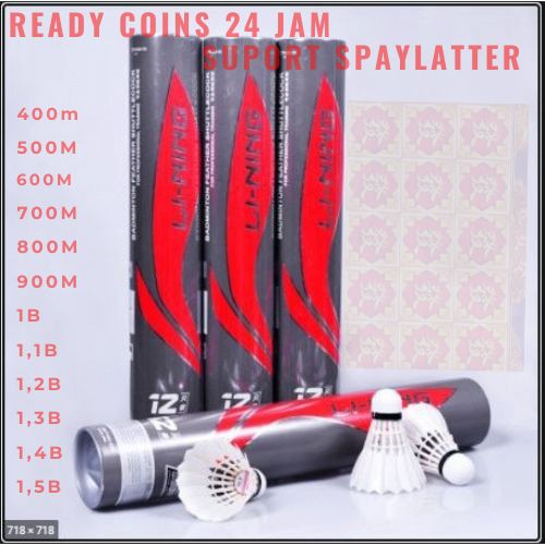 Shuttlecock Badminton Premium Brand (Kondisi Bekas | 80-99% Like New)