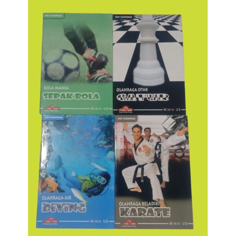 ( ORI ) BUKU ANAK OLAHRAGA // Aku anak saleh // SERI OLAHRAGA // buku referensi perpustakaan // peng