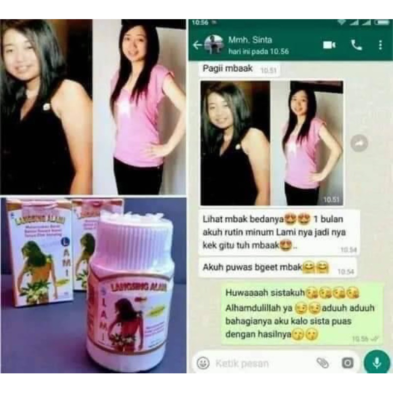 PELANGSING AMPUH 100% / pelangsing alami jamu-jamuan / pelangsing original