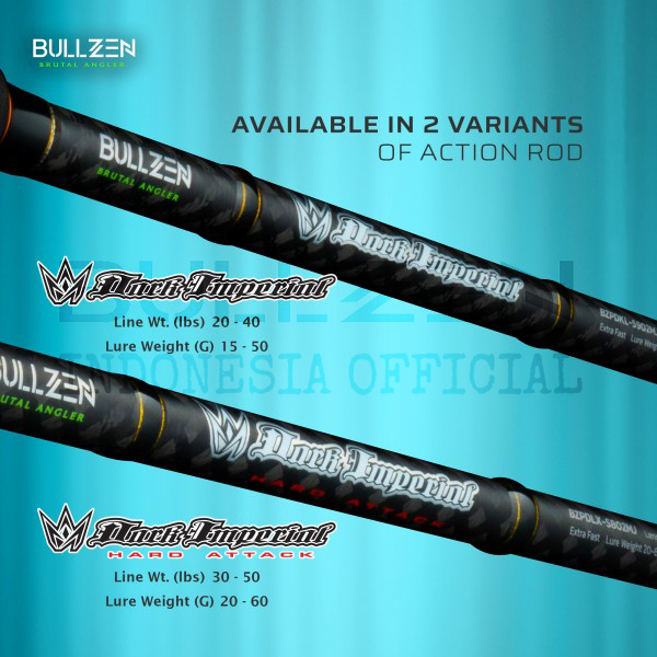 Rod BULLZEN Dark Imperial Hard Attack MJ dan BJ ONSHORE Rod
