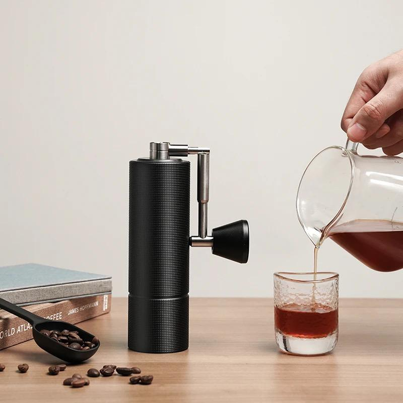 grinder timemore C3 MAX PRO BLACK WHITE S2C burr / alat penggiling kopi manual brew