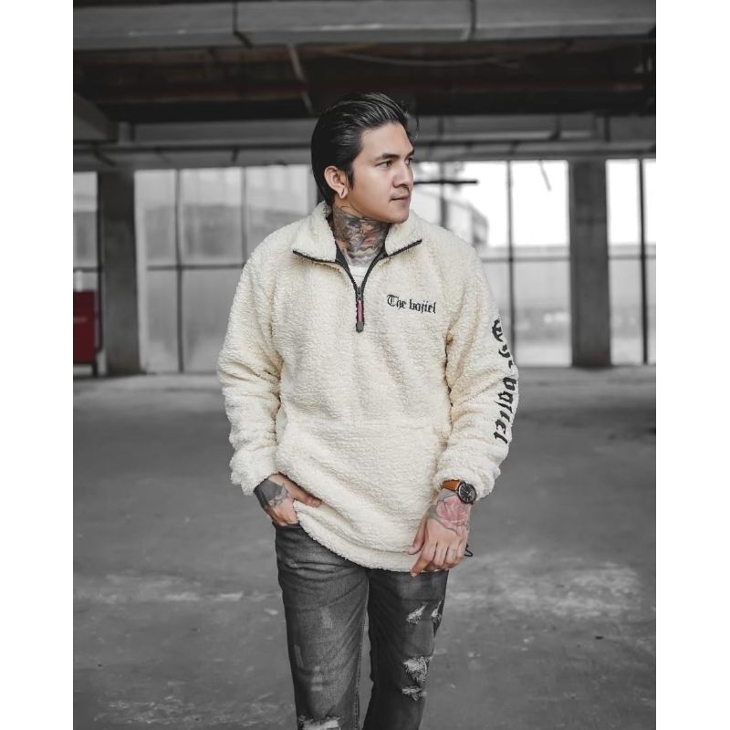 JAKET SHERPA THANKGOD LEOPARD LORENG-JAKET SERPA-HOODIE SHERPA-SWEATER SHERPA PRIA WANITA -JACKET PR