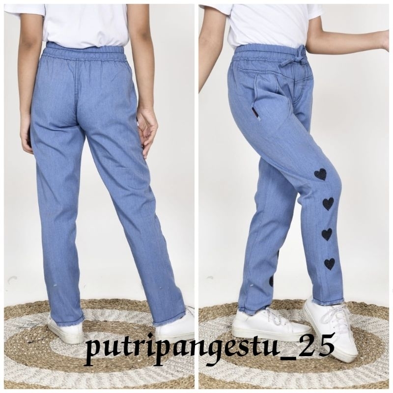 celana jeans anak perempuan baggy pants // celana anak perempuan // celana anak baggy pants // celana anak perempuan 7-8 9-11 13-14 15-16 tahun // celana anak perempuan tanggung // baggy pants 7-15 tahun // celana anak cewe