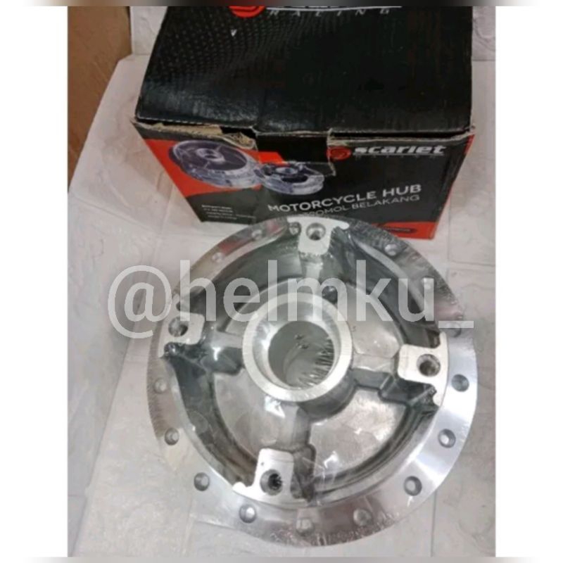 Tromol Belakang Chrome Original Scarlet CB150R CB150X New Megapro