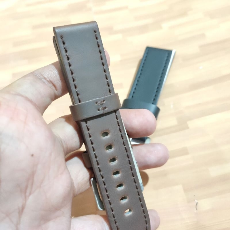 STRAP JAM TANGAN KULIT UNIVERSAL / STRAP JAM TANGAN KULIT AC DAN EXPEDITION / TALI JAM TANGAN KULIT