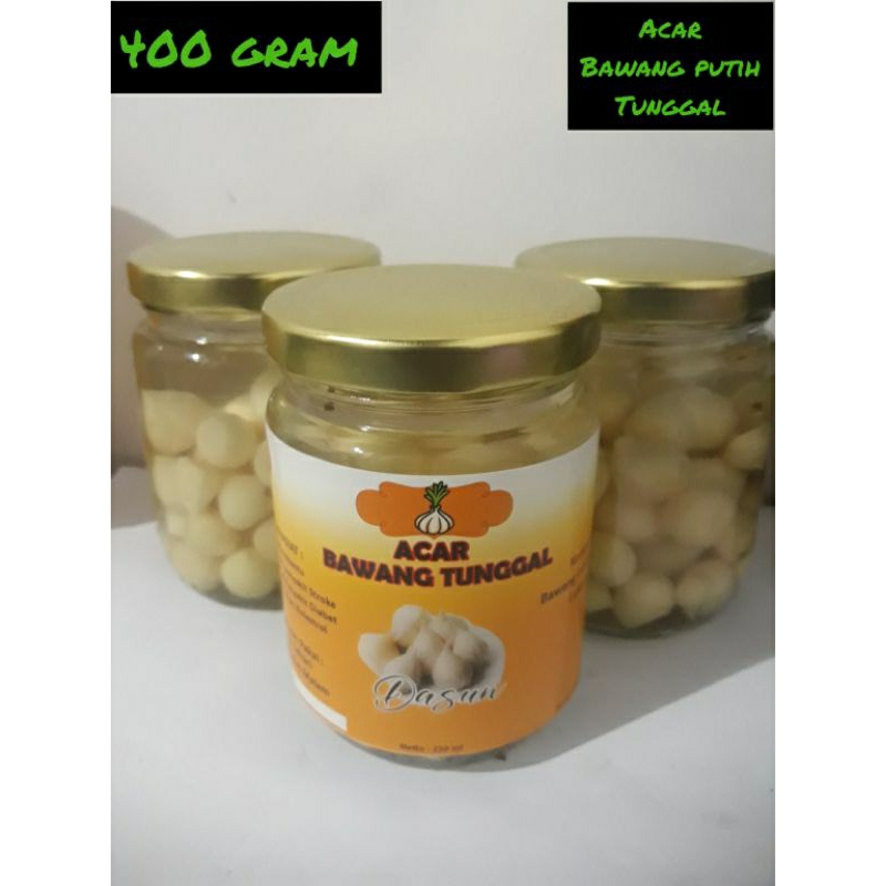 

acar bawang putih tunggal lanang 400 gram