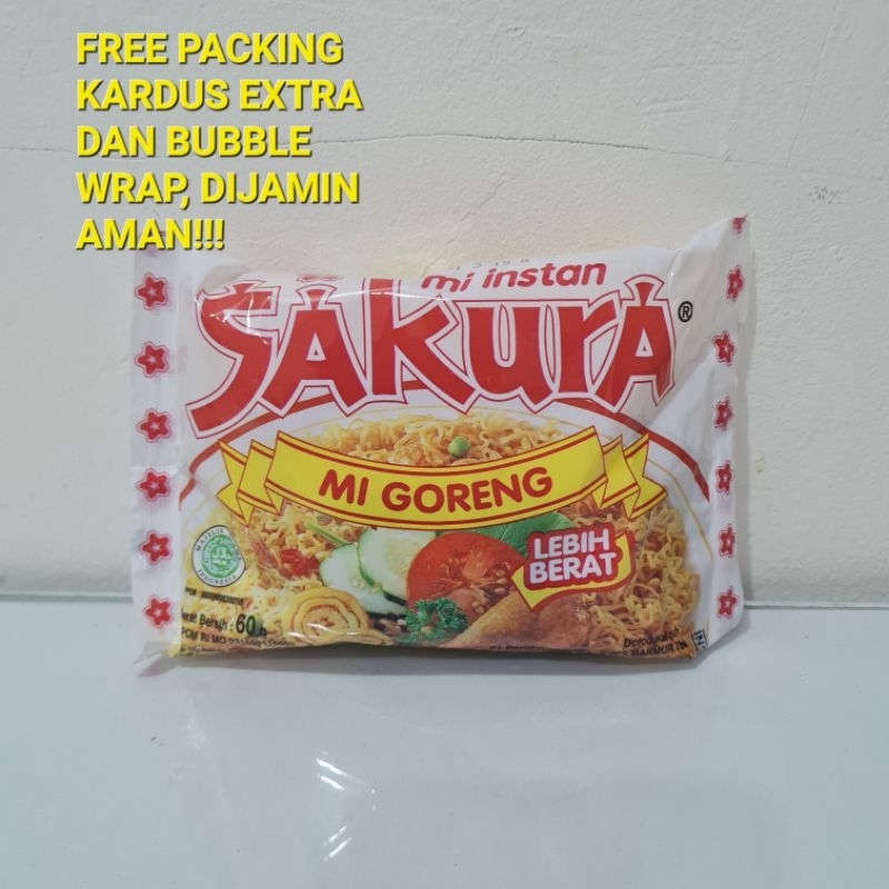 MIE SAKURA / MIE SAKURA GORENG / MI SAKURA / MIE SAKURA 1 DUS/ MIE INSTANT / MIE GORENG / MIE SAKURA JADUL / NOSTALGIA