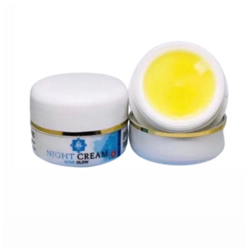 Skincare farma acne glow-Cream malam acne untuk jerawat ringan dan memudarkan bekas jerawat yang men