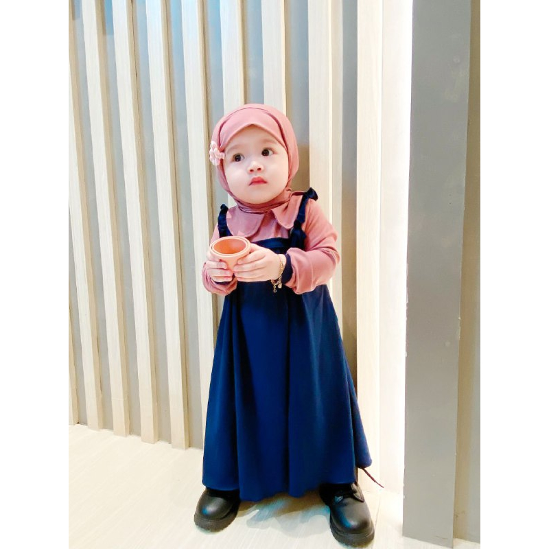 AfsheenaStoree Gamis Neysha Overall/ Gamis Anak