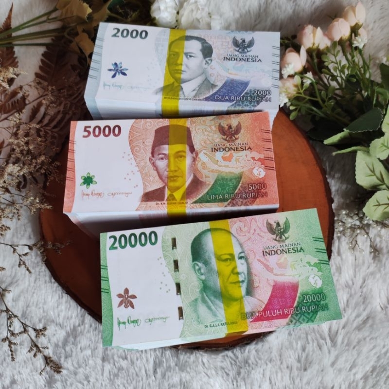 Uang mainan edisi baru per 1000 lembar
