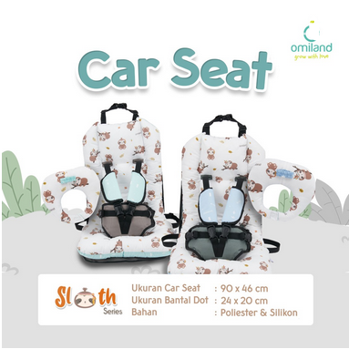 Baby Car Seat Multifungsi Sloth Series -Omiland- OB51151 OB51152