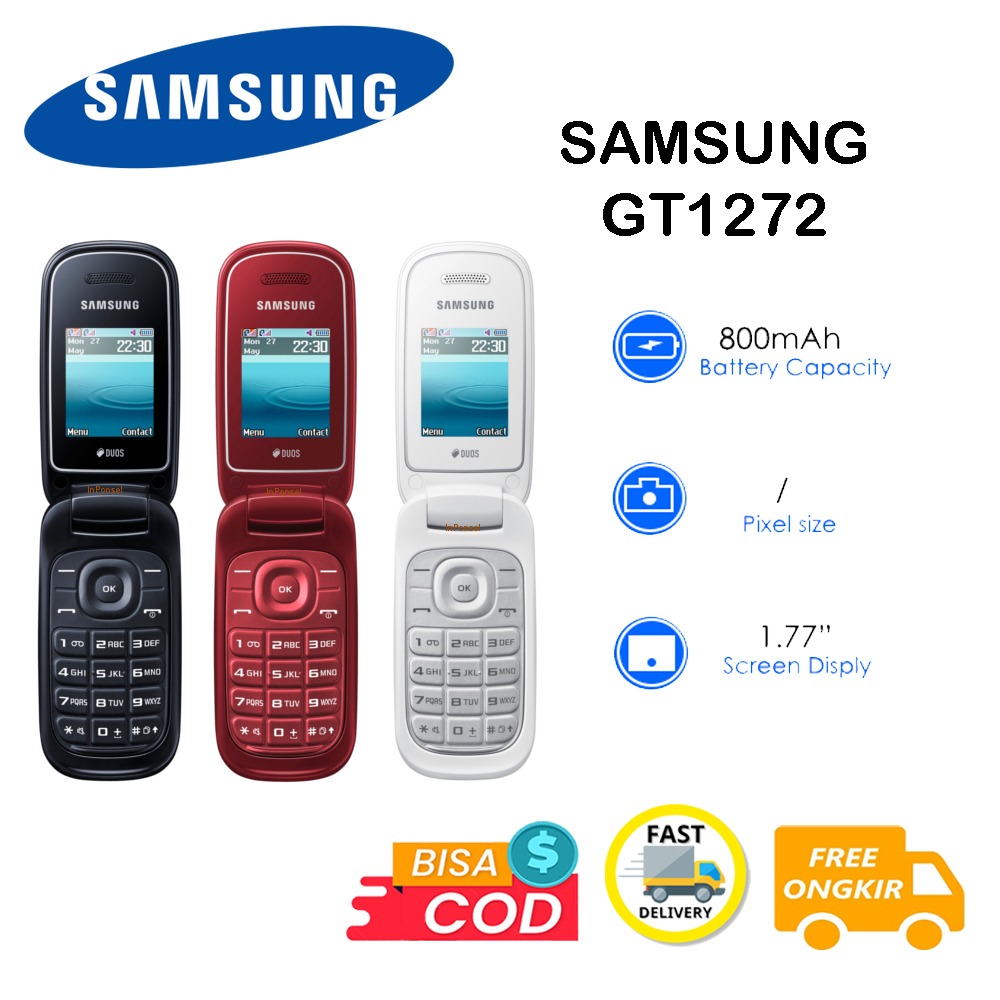 SAMSUNG GT E1272 - HP JADUL - DUAL SIM - TERLARIS 