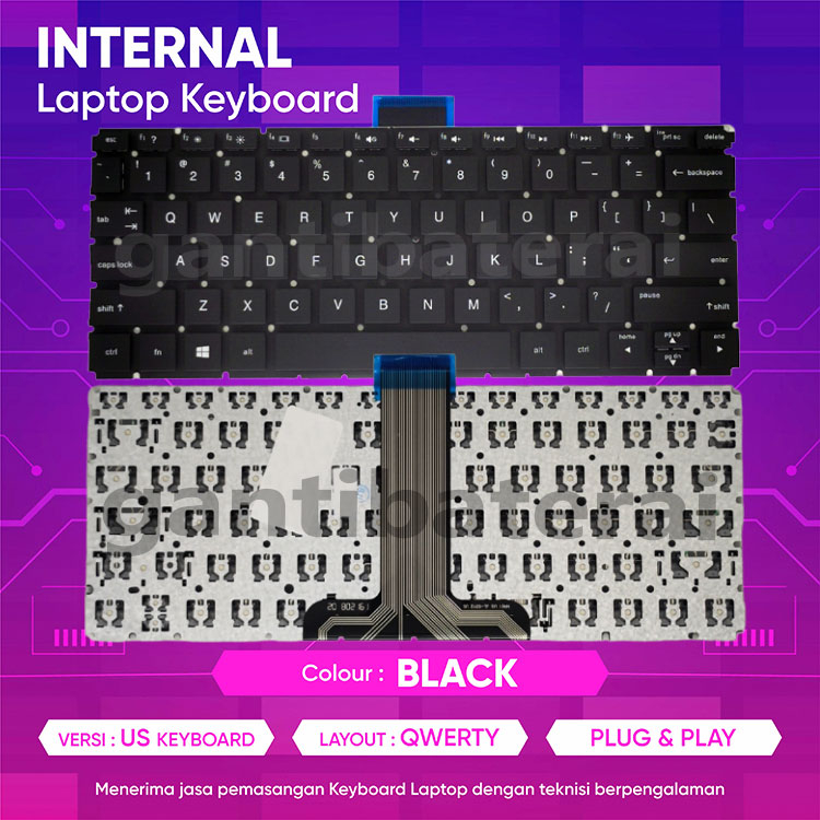 Keyboard HP X360 11-ab103tu 11-ab127tu 11-ab128tu 11-ab132tu