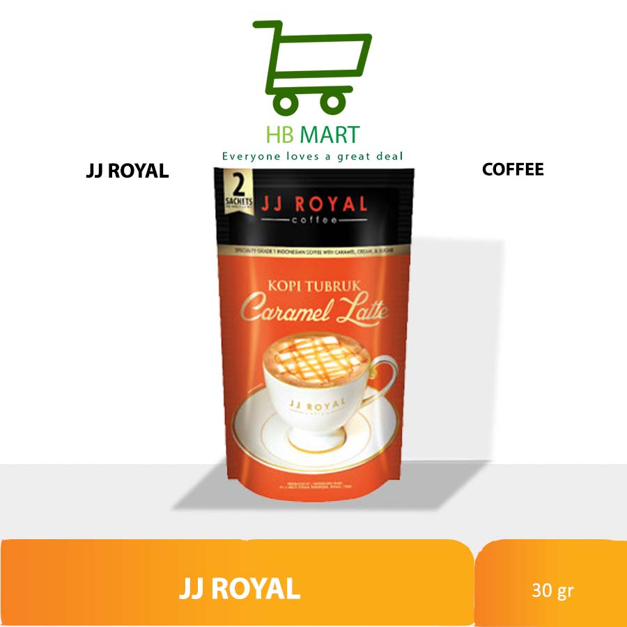 

JJ ROYAL KOPI TUBRUK COFFEE CARAMEL LATTE 2'SX30GR