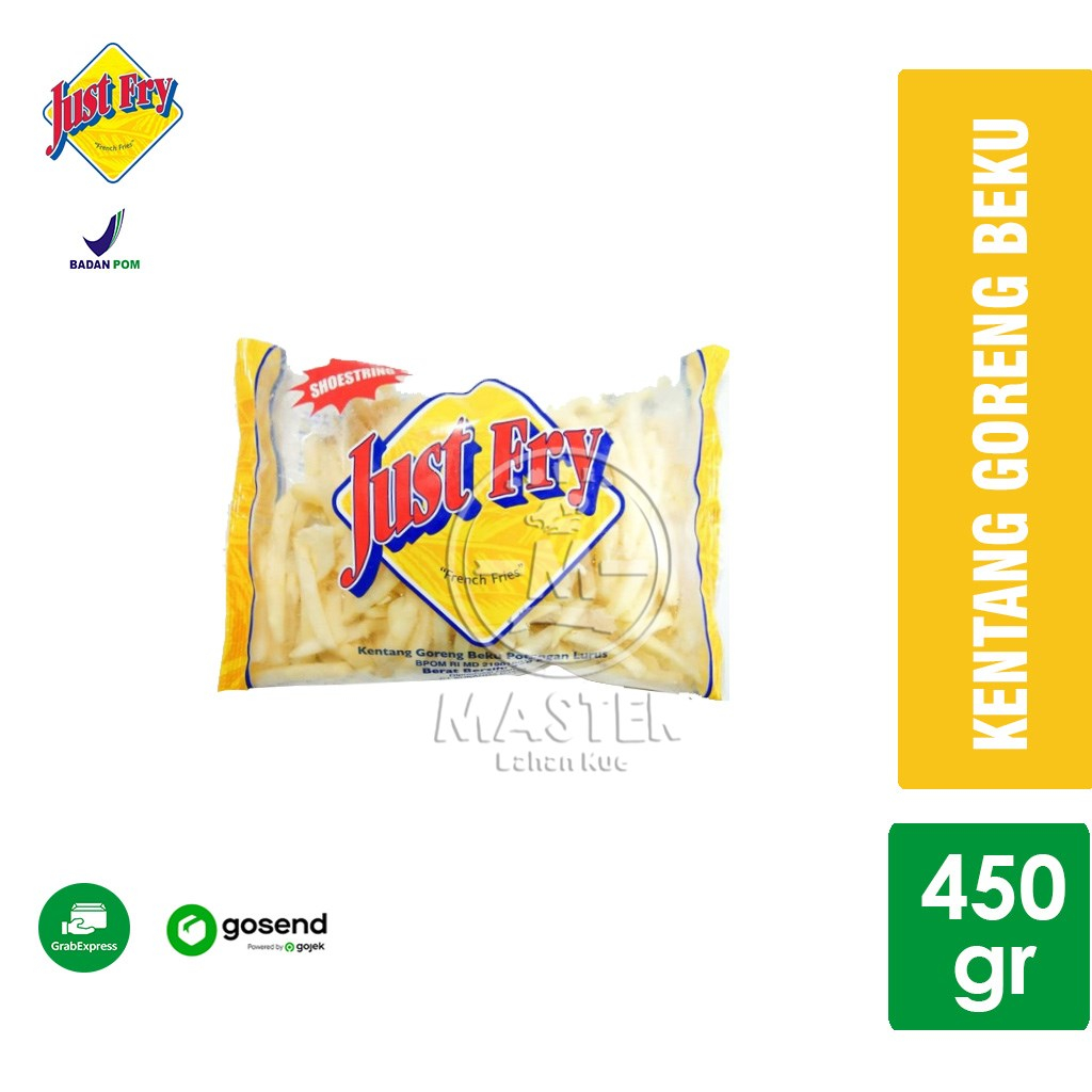 

Just Fry French Fries Shoestring / Kentang Frozen 450 gr [KHUSUS INSTANT]