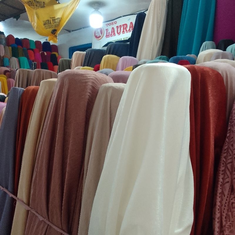 kain satin santorini luxury | harga per 1 m