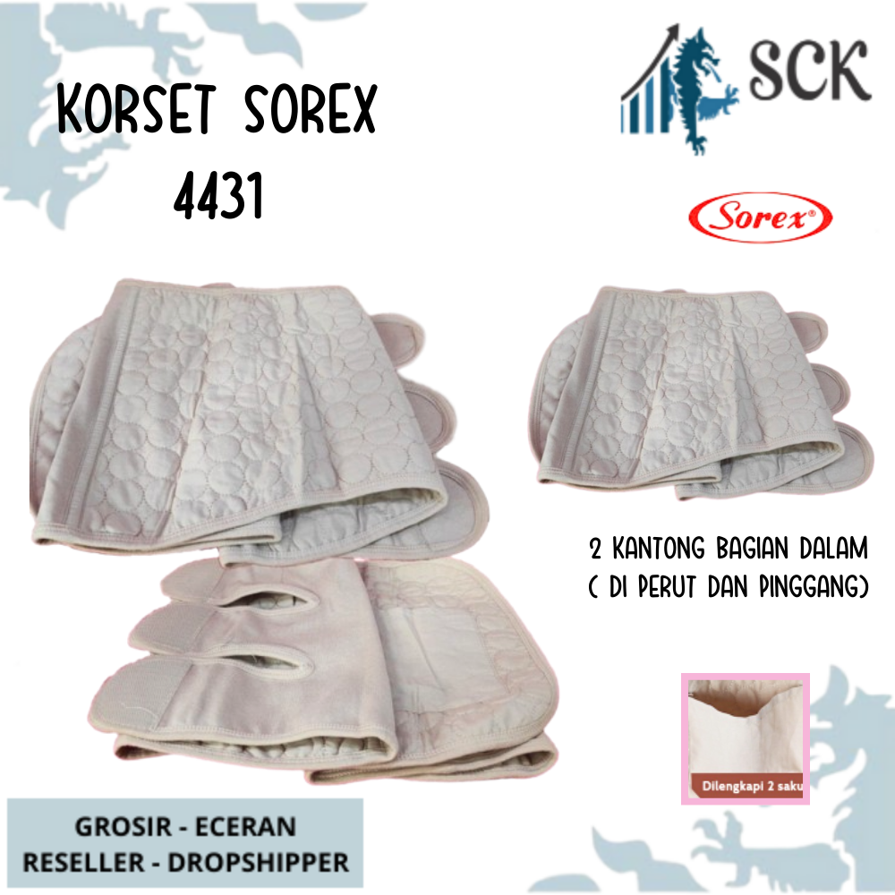 Korset SOREX 4431 Korset Pelangsing / Pengecil Perut stlh Melahirkan Wanita / Korset 4431 - sckmenwear GROSIR