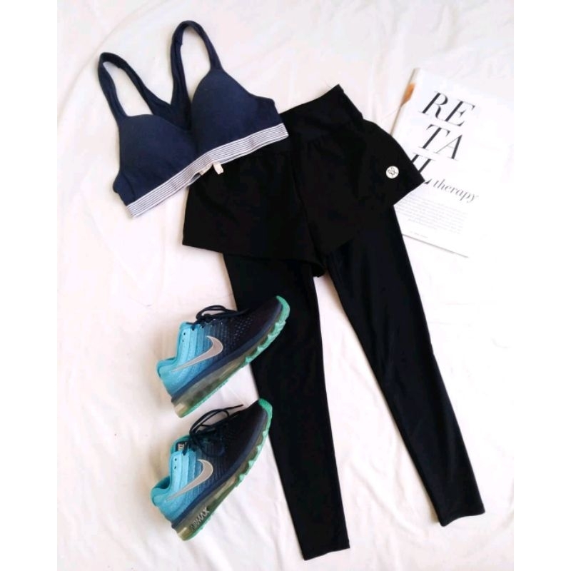 MERCIEL Double Layered Running Legging