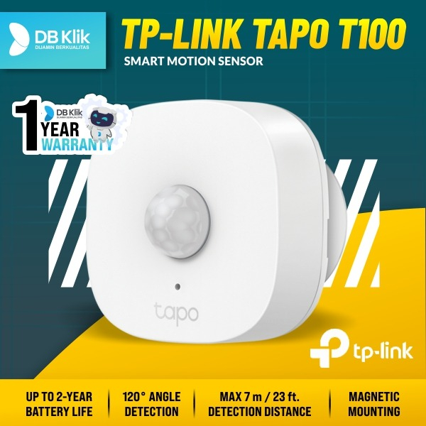 Smart Motion Sensor Tp-Link Tapo T100 Smart Plug Voice Control - T 100