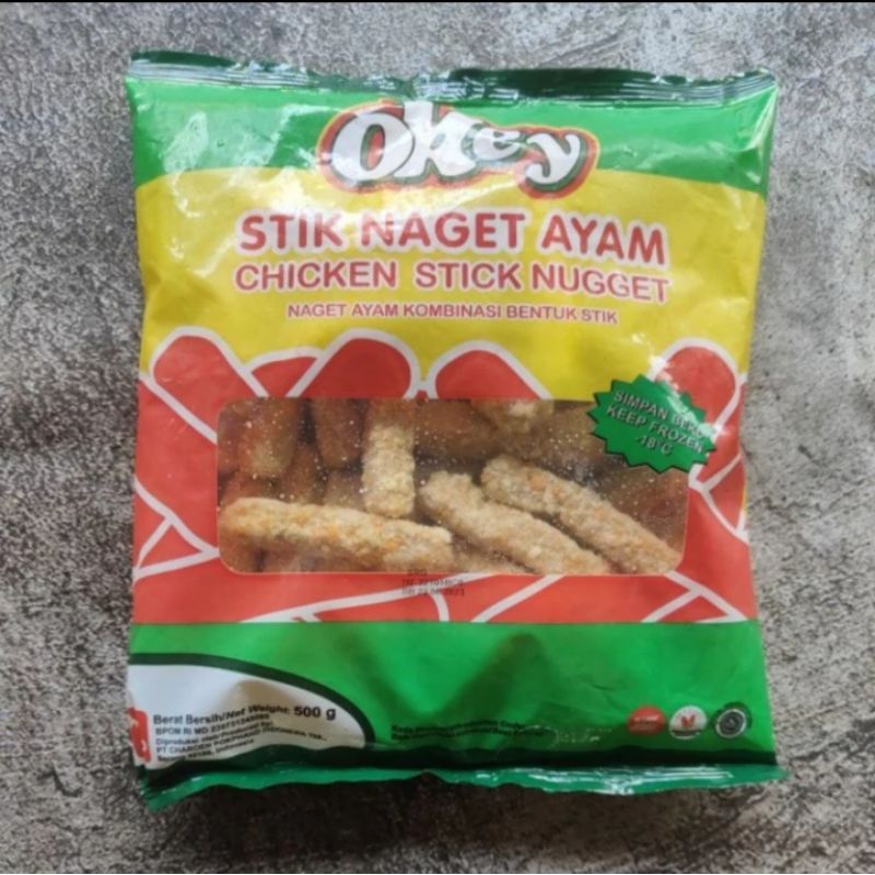 

Okey Nugget Stick 500gr Naget Ayam Stik