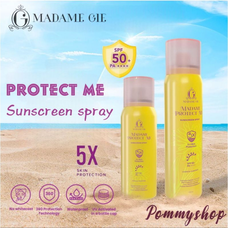 Madame Gie Protect Me Sunscreen Spray SPF50 PA++++ / 5X More Effective