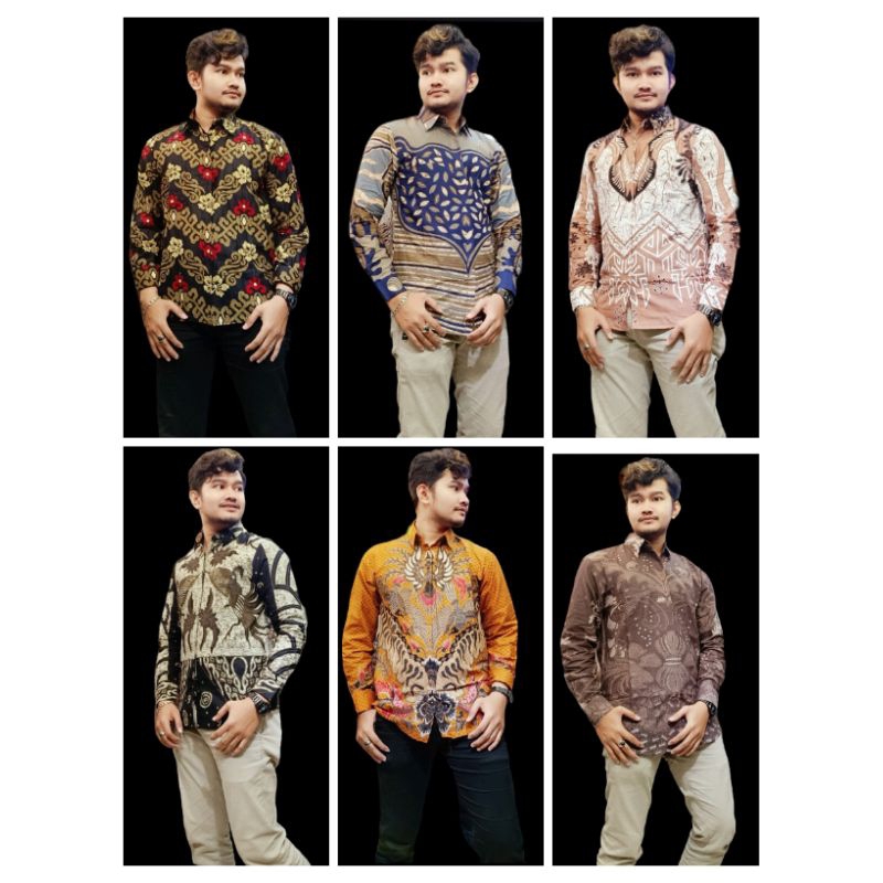 KEMEJA BATIK PRIA LENGAN PANJANG FOURING BAHAN KATUN PREMIUM SUPER|| Soloan 40s || TERBARU PRIMISIMA LEMBUT S M L XL XXL