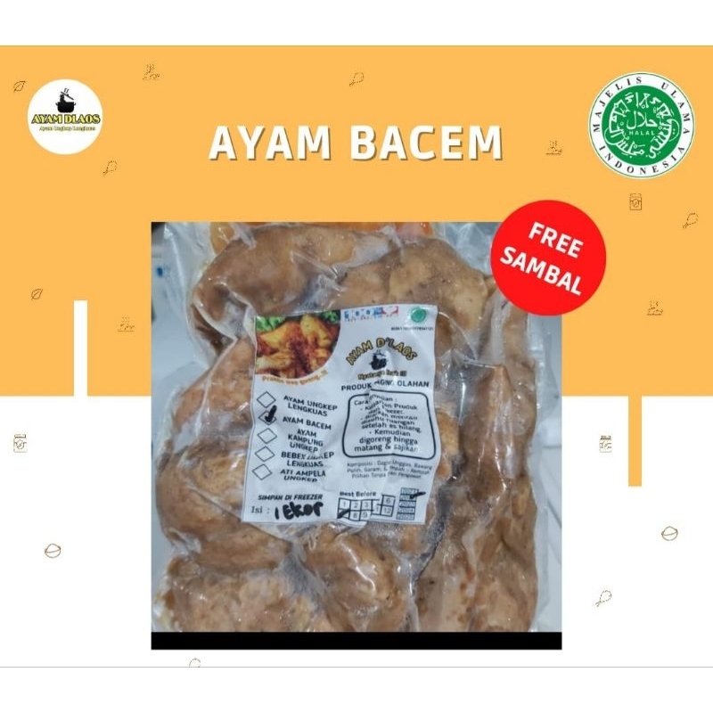 

AYAM UNGKEP BACEM FROZEN 1 EKOR