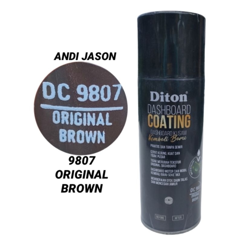 DASHBOARD COATING ORIGINAL BROWN  NO 9807 DITON PREMIUM BODY KASAR MOTOR &amp; MOBIL 400CC